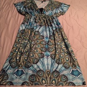 Women’s flutter sleeve mini dress